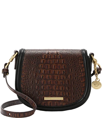 BRAHMIN Tuscan Collection Black Briar Crossbody Bag