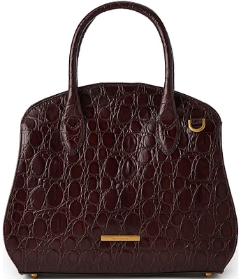 BRAHMIN Vanderbilt Collection Ganache Rosetta Satchel Bag