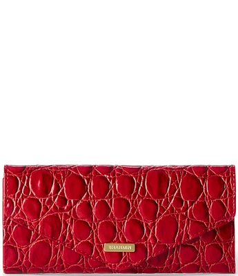 BRAHMIN Sriracha Vanderbilt Collection Veronica Trifold Wallet