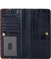 BRAHMIN Vesper Collection Navy Ady Wallet