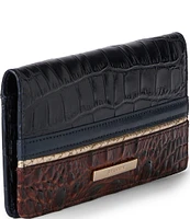 BRAHMIN Vesper Collection Navy Ady Wallet