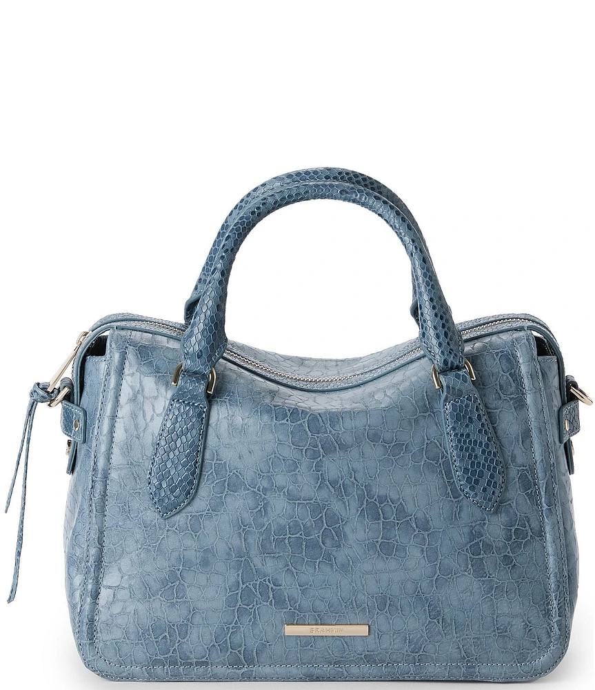 BRAHMIN Zostera Collection Micaela Satchel Bag