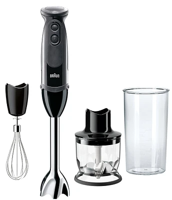 Braun Multiquick 5 Vario Hand Blender (SS Blending Shaft+Beaker) - 21 Speeds