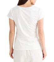 Brave + True Amor Short Sleeve Crew Neck Tee