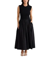 Brave + True Daphne Sleeveless Crew Neck Maxi Dress