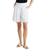 Brave + True Eden Linen Blend Pleated Coordinating Shorts