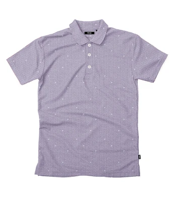 Breezy Golf Pin Location Short Sleeve Polo Shirt