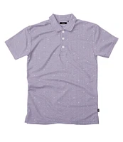 Breezy Golf Pin Location Short Sleeve Polo Shirt