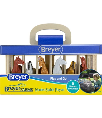 Breyer Horses Wooden Stable Playset