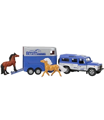 Breyer Land Rover And Tag-A-Long Horse Tralier