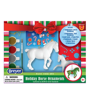 Breyer Paint Your Own Holiday Horse Ornaments Craft Kit