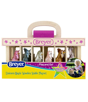 Breyer Unicorn Magic Wooden Stable Playset