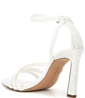 Gianni Bini Bridal Collection Fitztwo Embellished Pearl Studded Strappy Dress Sandals