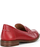 Brioso Frisco Lizard Embossed Leather Loafers