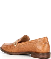 Brioso Frisco Lizard Embossed Leather Loafers