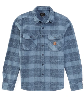 Brixton Bowery Long Sleeve Plaid Heavy Flannel Shirt