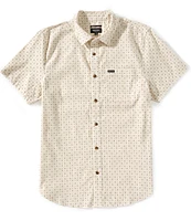 Brixton Charter Micro Floral Print Short Sleeve Woven Shirt