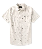 Brixton Charter Pyramid Print Short Sleeve Woven Shirt