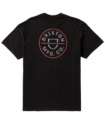 Brixton Crest II Short Sleeve Standard Graphic T-Shirt