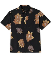 Brixton Floral Printed Short Sleeve Woven Shirt