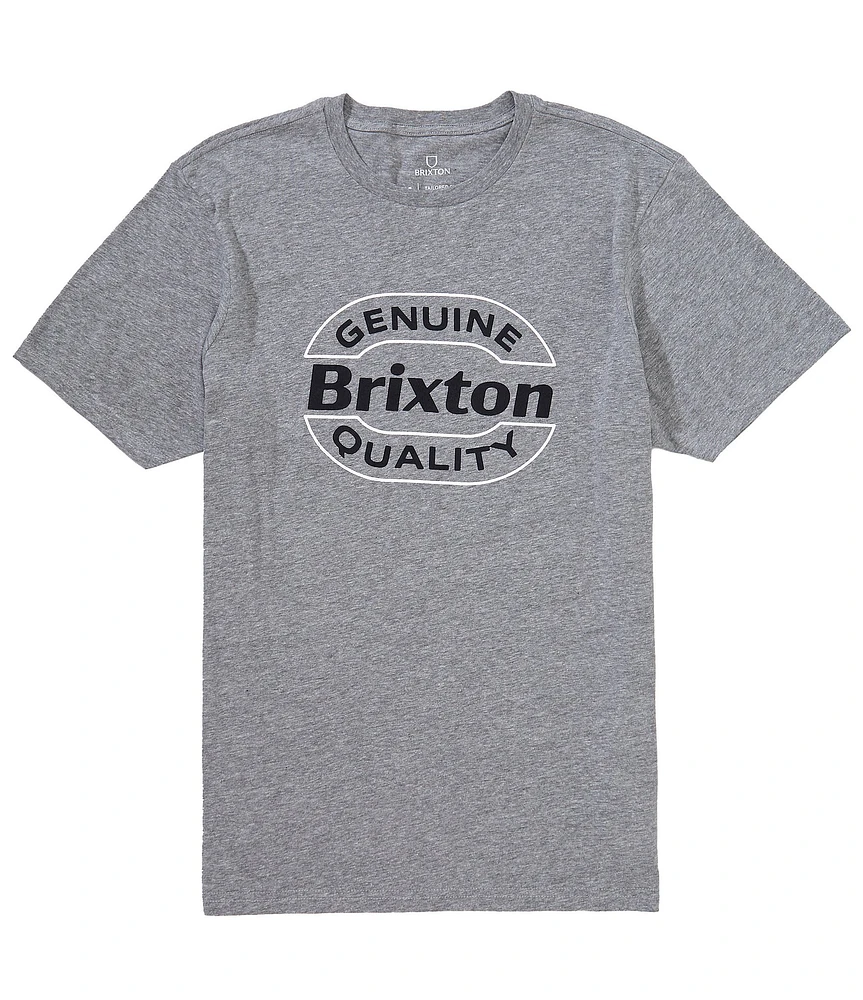 Brixton Keaton Short Sleeve Oval-Shaped Logo Graphic T-Shirt