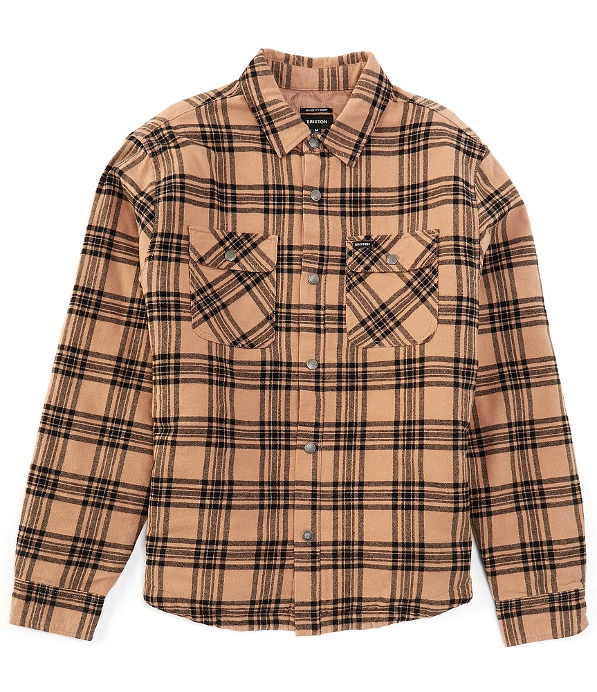 Brixton Long Sleeve Bowery Plaid Quilted Flannel Shirt