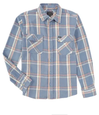 Brixton Long Sleeve Bowery Water-Repellent Stretch Flannel Shirt