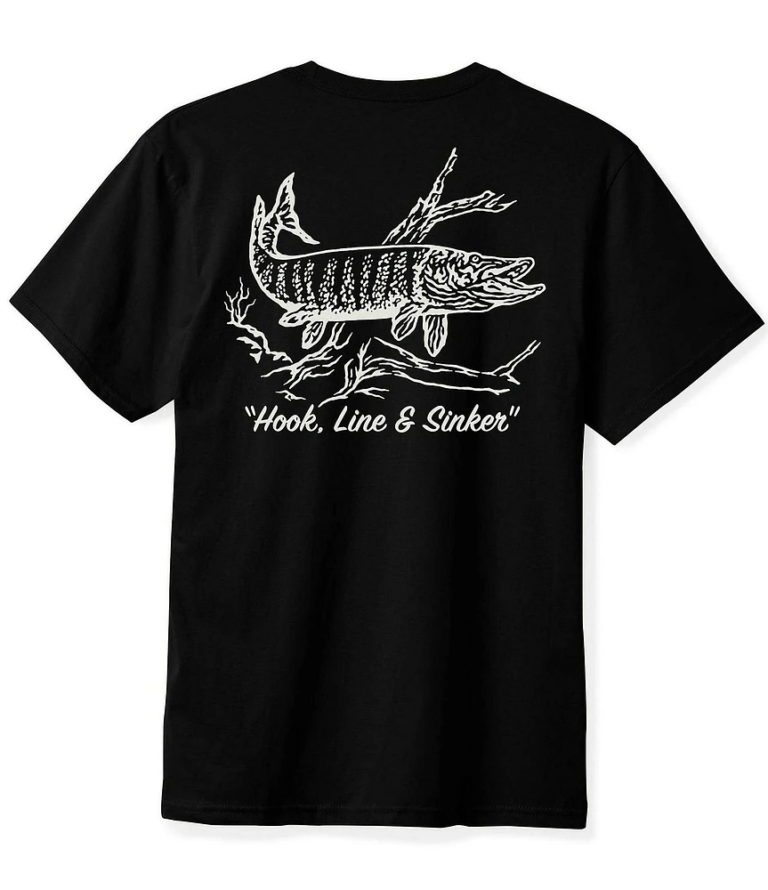 Brixton Muskie Fish Short Sleeve T-Shirt