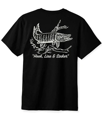 Brixton Muskie Fish Short Sleeve T-Shirt