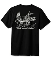 Brixton Muskie Fish Short Sleeve T-Shirt