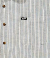 Brixton Oxford Stripe Short Sleeve Woven Shirt