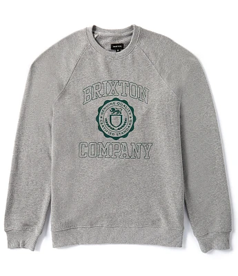 Brixton Raglan Sleeve University Broken In French Terry Sweatshirt