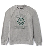 Brixton Raglan Sleeve University Broken In French Terry Sweatshirt