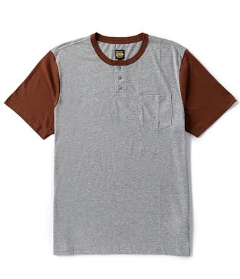 Brixton Short Sleeve 20th Detroit Henley T-Shirt