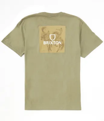 Brixton Short Sleeve Alpha Square Standard Graphic T-Shirt