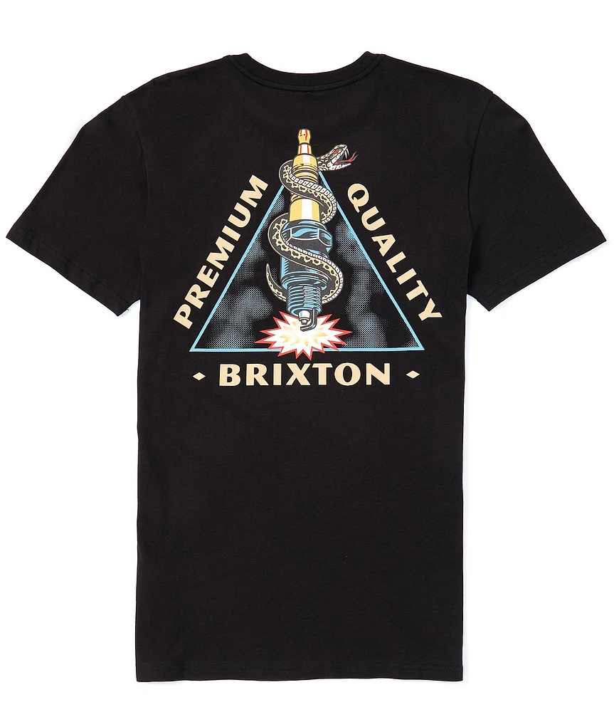 Brixton Short Sleeve Sparky Tailored Graphic T-Shirt