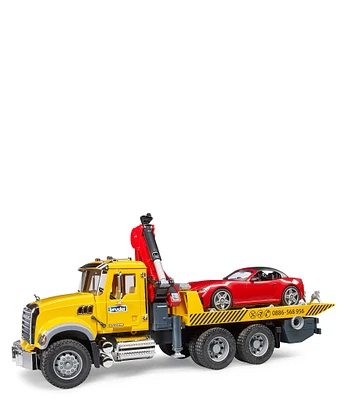 Bruder Mack Granite Tow-Truck with Roadster