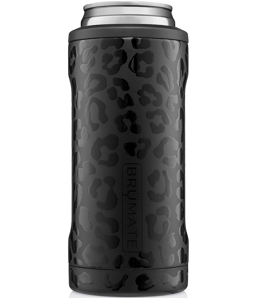 Brumate Hopsulator Slim 12-oz. Leopard Print Can Cooler