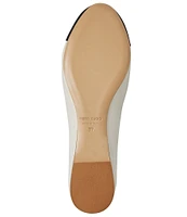 Bruno Magli Donatella Leather Bow Flats