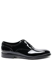 Bruno Magli Men's Arno Sera Patent Leather Plain-Toe Balmoral Oxfords