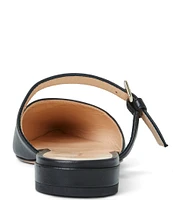 Bruno Magli Pasha Leather Buckle Strap Mules