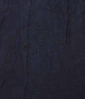 Bryn Walker Akna Light Linen Elastic Waist Straight Leg Pants
