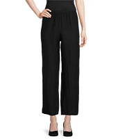 Bryn Walker Anka Flat Front Straight Leg Ankle Pull-On Coordinating Pants