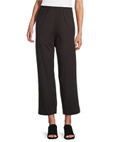 Bryn Walker Anka Ponti Pocketed Straight Leg Pull-On Pants