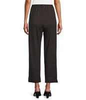 Bryn Walker Anka Ponti Pocketed Straight Leg Pull-On Pants