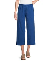 Bryn Walker Cotton Jersey Elastic Waist Cropped Pants