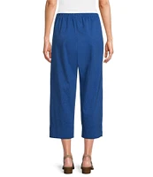 Bryn Walker Cotton Jersey Elastic Waist Cropped Pants