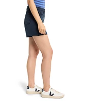 Bryn Walker Denim Look Mid Rise Shorts