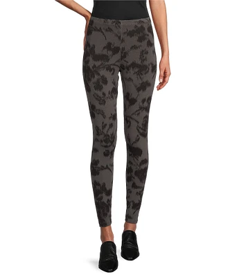 Bryn Walker Fiori Print Knit Jersey Ankle Legging