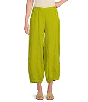 Bryn Walker Genie Light Linen Balloon Pull-On Cropped Pants